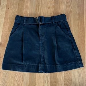 Free People belted mini skirt